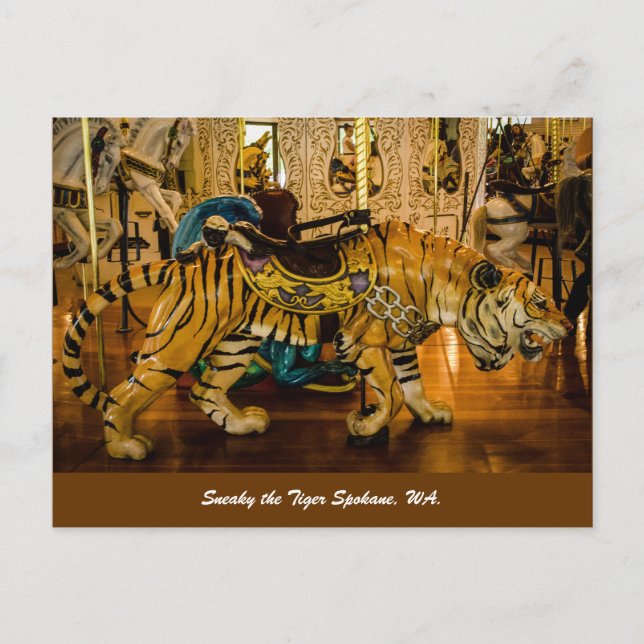 Carte Postale Sneaky the Tiger Spokane, WA. (Devant)