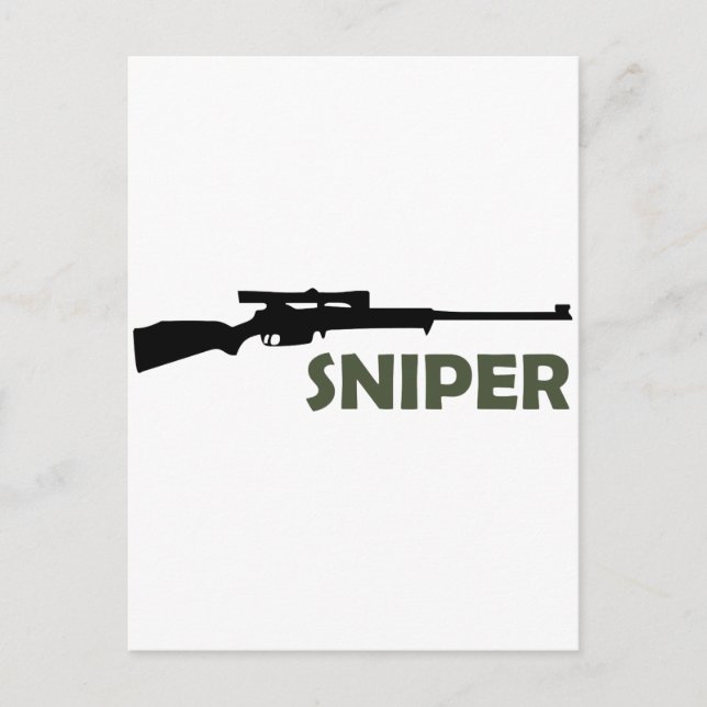 CARTE POSTALE **SNIPER** (Devant)