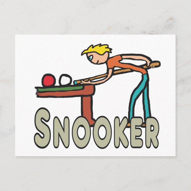 Carte Postale Snooker (Devant)