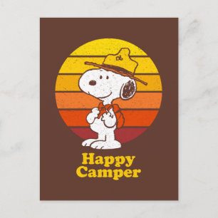 Carte Postale Snoopy   Scout Beagle - Happy Camper