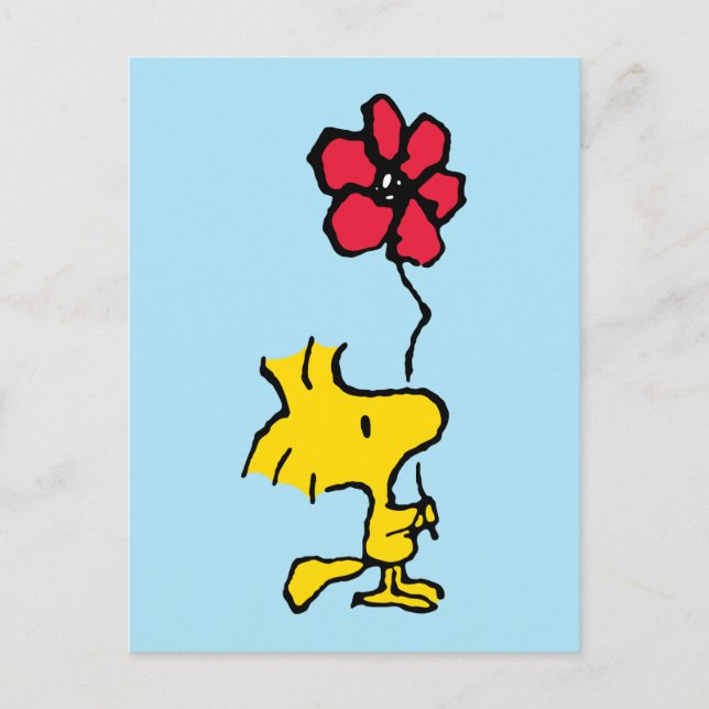 Carte Postale Snoopy So Sweet Flower Motif (Devant)