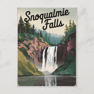 Carte Postale Snoqualmie Falls Vintage