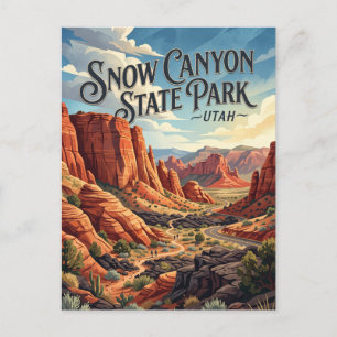 Carte Postale Snow Canyon State Park Utah
