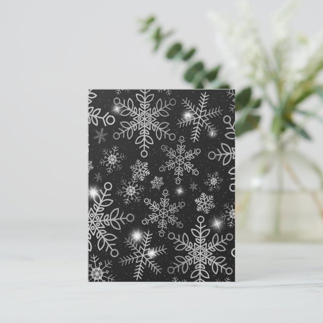 Carte Postale Snow Flakes 8 (Debout devant)