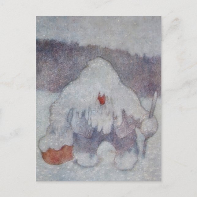 Carte Postale « Snow Troll » par Theodor Kittelsen (Devant)