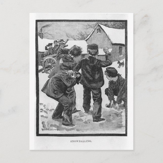 Carte Postale Snowballing ! (Devant)