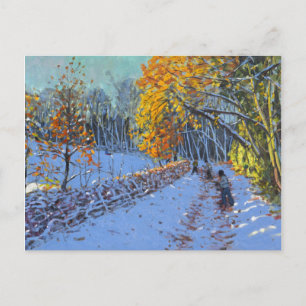 Carte Postale Snowballing Allestree Park Derby 2014