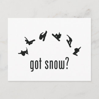 Carte Postale Snowboard