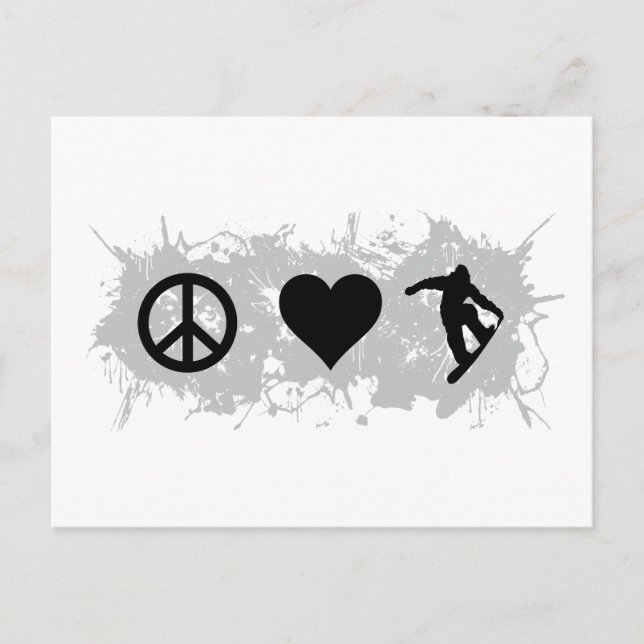 Carte Postale Snowboard 3 (Devant)