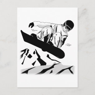 Carte Postale Snowboard 5