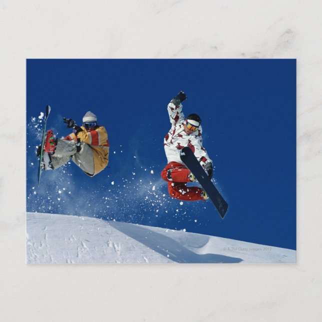 Carte Postale Snowboard 8 (Devant)