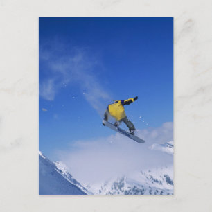 Carte Postale Snowboard dans Grizzly Gulch, Little Cottonwood