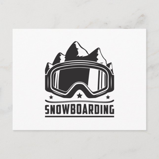 Carte Postale Snowboard Snowboard Snowboard Snowboard Idée cadea (Devant)