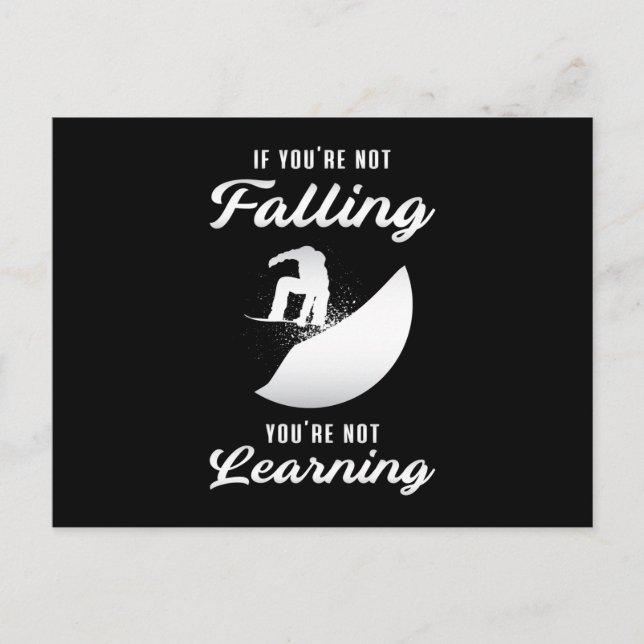 Carte Postale Snowboard Snowboard Snowboard Snowboardeur Funny C (Devant)