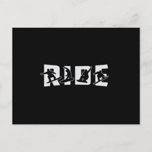Carte Postale Snowboard Snowboard Snowboardeur cadeau hiver