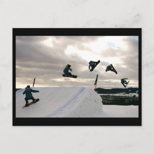 Carte postale Snowboard Trits