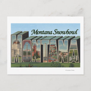Carte Postale Snowbowl Montana, Montana