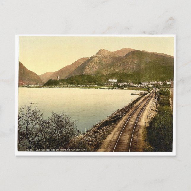 Carte Postale Snowdon de Pardarn Llyn, Llanberis, Pays de Galles (Devant)