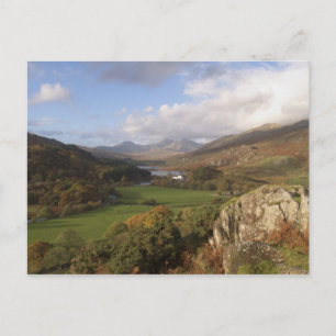 Carte Postale Snowdon depuis Capel Curig, Gwynedd, Pays de Galle