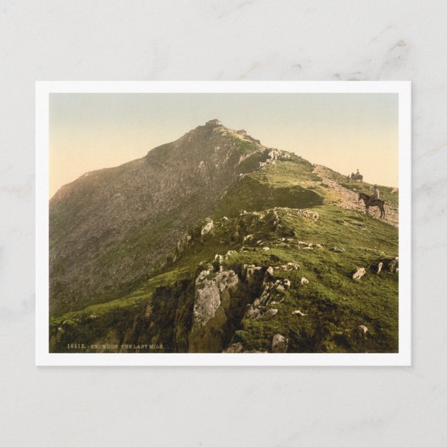 Carte Postale Snowdon - Le Dernier Mile, Gwynedd, Pays de Galles (Devant)