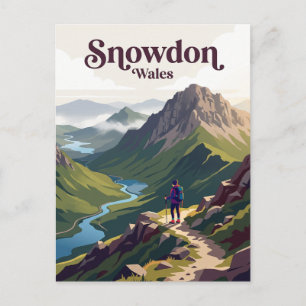 Carte Postale Snowdon (Yr Wyddfa) Pays de Galles