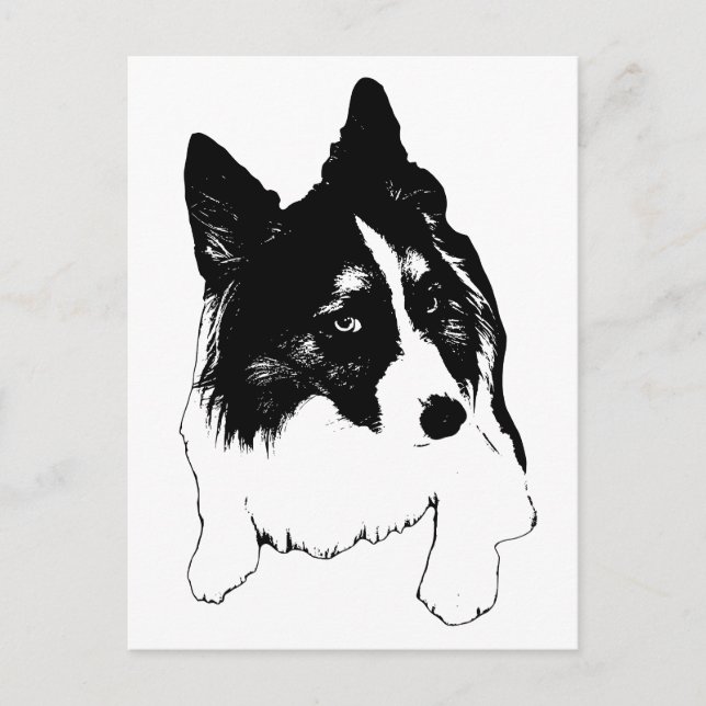 Carte postale Snowflake Skyline (Devant)