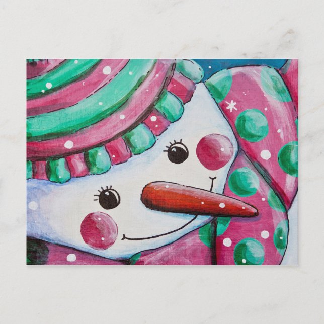 Carte Postale Snowgirl (Devant)