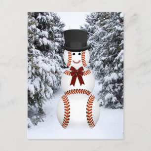 Carte Postale Snowman