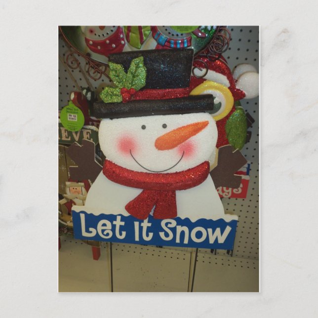 Carte Postale Snowman (Devant)