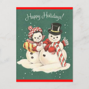 Carte postale Snowman