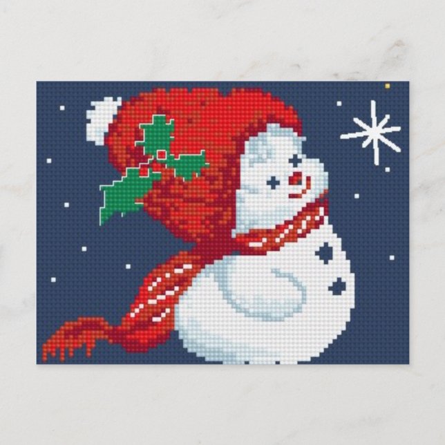 Carte Postale Snowman (Devant)