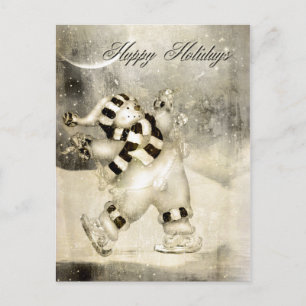 Carte postale Snowman d'hier