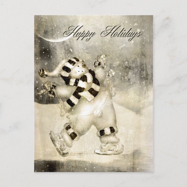Carte postale Snowman d'hier (Devant)