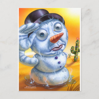 Carte Postale snowman_fonte
