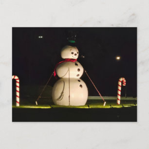 Carte Postale Snowman, Michigan