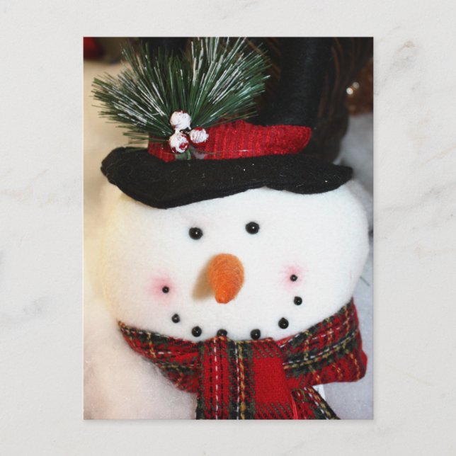 Carte Postale Snowman Smile (Devant)
