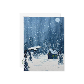 Carte Postale Snowy Wonderland Postcard