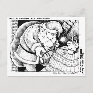 Carte Postale Snug comme un bug dans un tapis