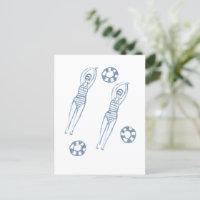 Snychro artistique nageurs Illustration bleue