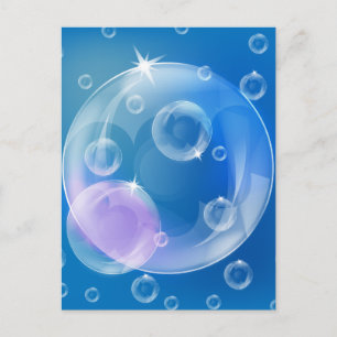 Carte Postale Soap bubbles