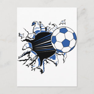 Cartes Postales Ballon Football Originales Zazzle Fr
