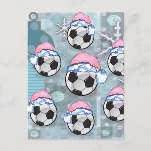 CARTE POSTALE SOCCER BALLS (Devant)