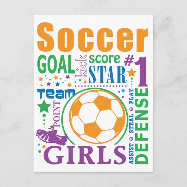 Carte Postale Soccer Bourne (Devant)