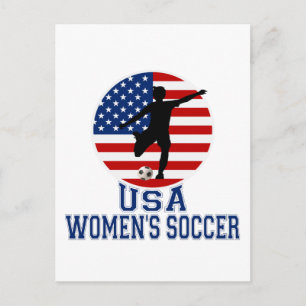 Carte Postale Soccer féminin des États-Unis
