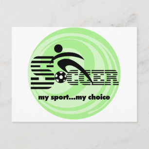 Carte Postale Soccer My Sport T-shirts et cadeaux
