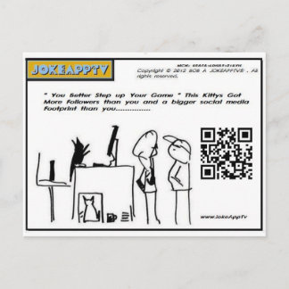 Carte Postale social media  cartoon postcard