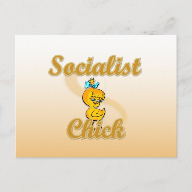 Carte Postale socialiste Chick (Devant)
