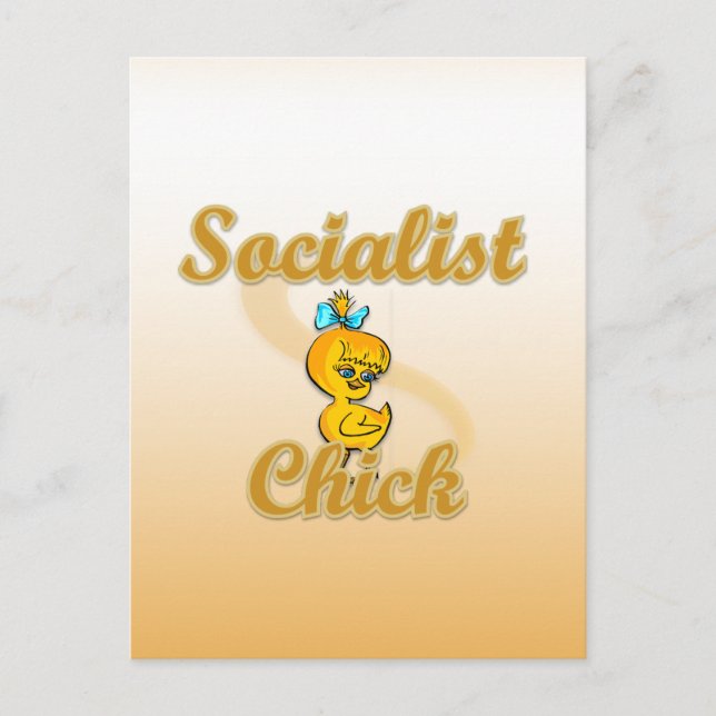 Carte Postale socialiste Chick (Devant)