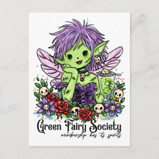 Carte Postale Société de Fée Absinthe