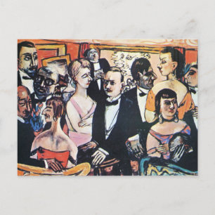 Carte Postale Société de Paris, beaux-arts par Max Beckmann